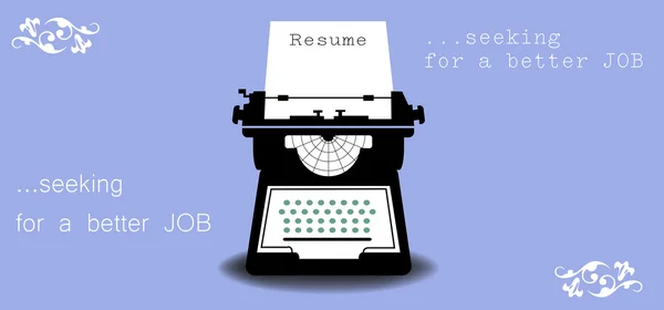 À la recherche d'un emploi — Image vectorielle