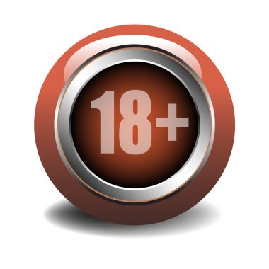 On sekiz artı parlak web düğmesi