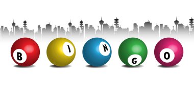 Beş bingo topları 