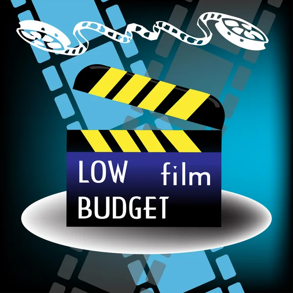 Nízký rozpočet filmu — Stockový vektor