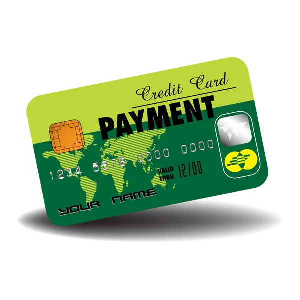 Pagamento com cartão de crédito — Vetor de Stock