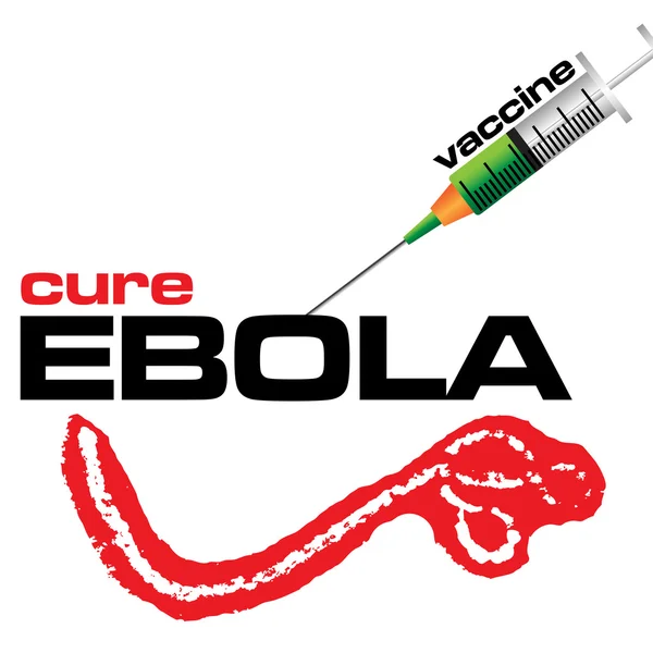 エボラ出血熱の治療 — ストックベクタ