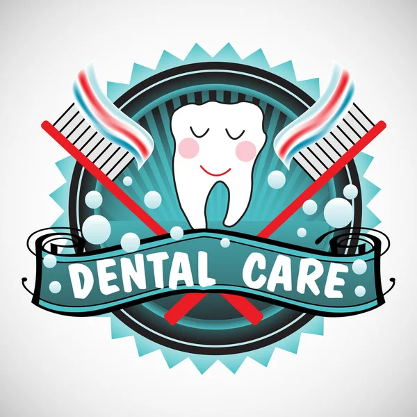 Cure dentali — Vettoriale Stock