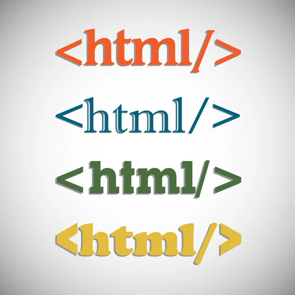 HTML — Stockvector