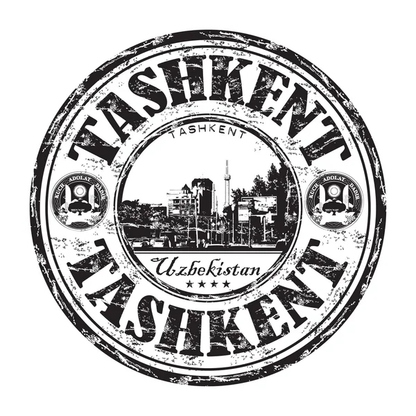 Timbro di gomma grunge Tashkent — Vettoriale Stock