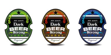 Karanlık bira etiketleri