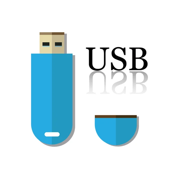 USB-muistitikku — vektorikuva