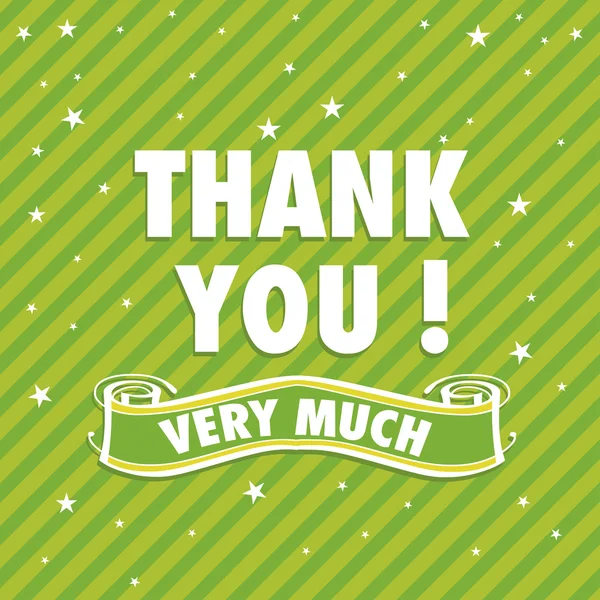 Thank you — Stock Vector