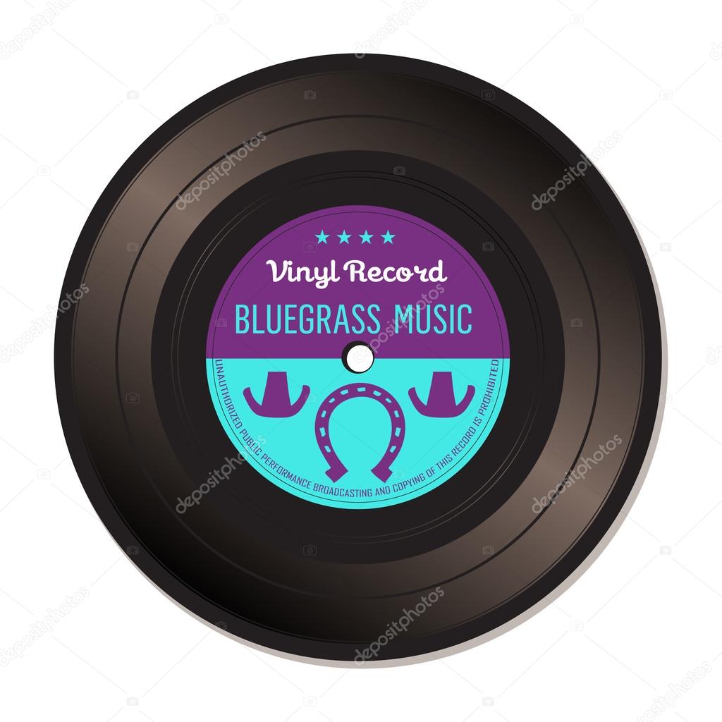 Bluegrass music vinyl record