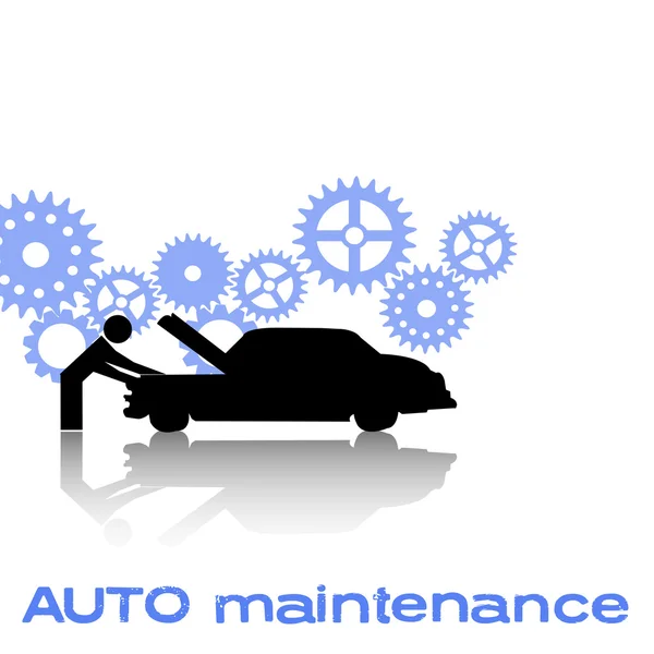 Auto maintenance — Stock Vector
