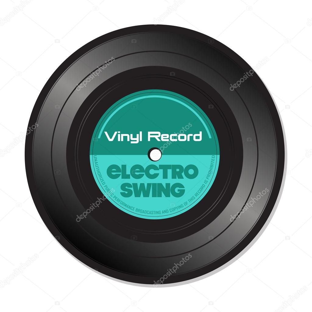 Electro swing vinyl record