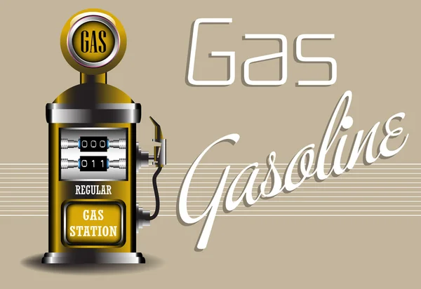 Bomba de gas — Vector de stock