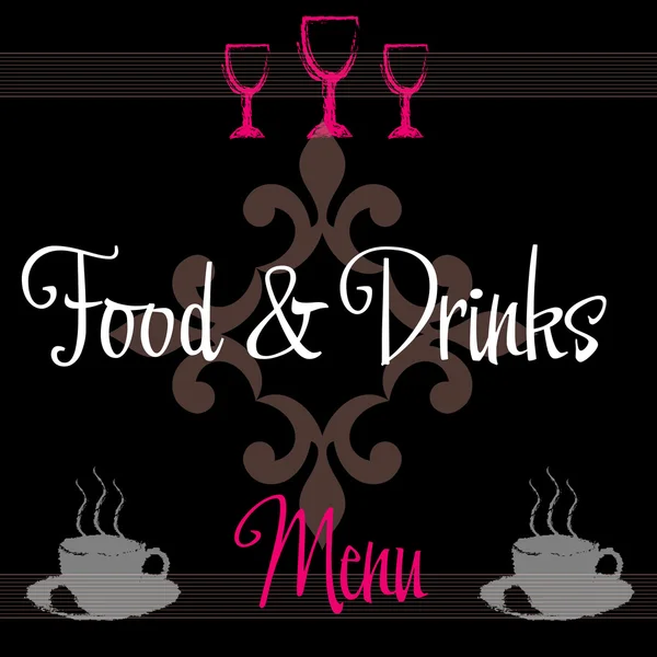 Nourriture et boissons — Image vectorielle