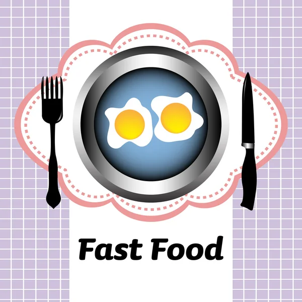 Fast Food — Stockvektor