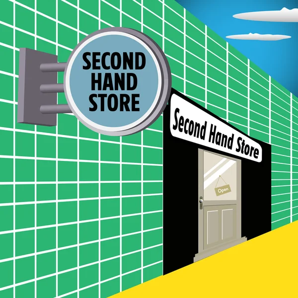 Second hand store — Stock Vector