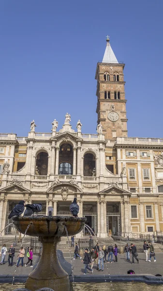 Basilica of St. Mary Major in Rome — Stock Photo, Image