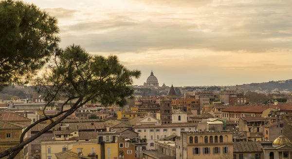 A beautiful view to Cathedral of St.Peter in Rome — Stock Photo, Image