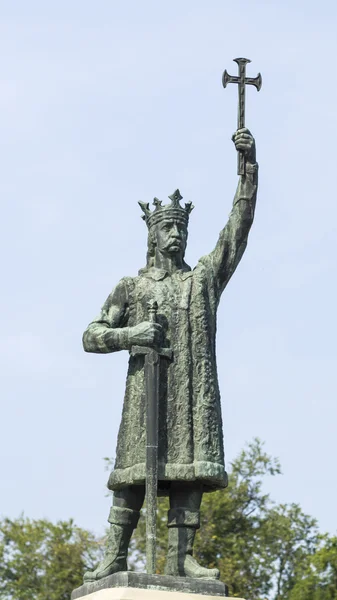 Monument av Stefan stort i Moldavien — Stockfoto