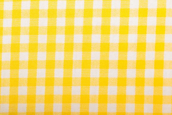 Cotton fabric texture yellow — Stock Photo, Image