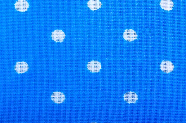 Blue cotton fabric texture — Stock Photo, Image