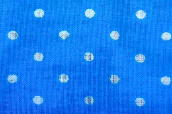 Blue cotton fabric texture — Stock Photo, Image