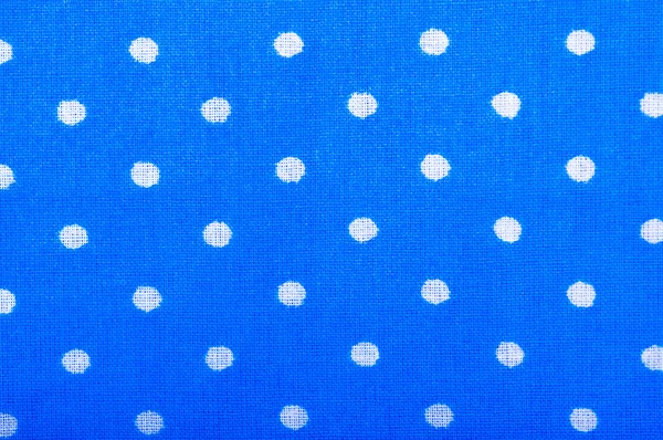 Blue cotton fabric texture — Stock Photo, Image