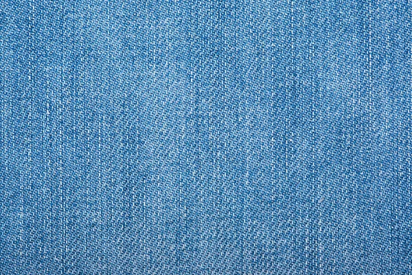 Tecido de jeans azul com textura — Fotografia de Stock