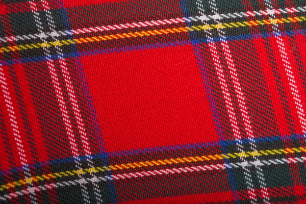 Textura de tecido de lã vermelha — Fotografia de Stock