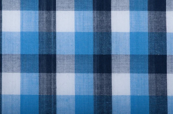 Blauwe wol stof textuur met cel — Stockfoto