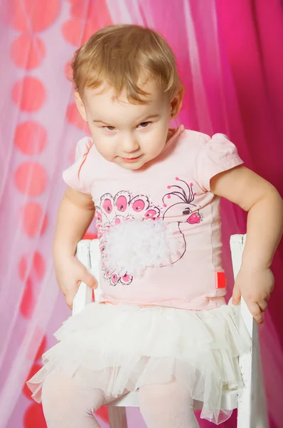 Little girl  in  tutu skirt — Stock Photo, Image