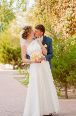 Gelin ve damat yaz Park