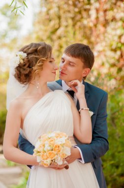 Gelin ve damat yaz Park