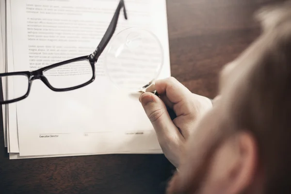 Lectura pequeña impresión — Foto de Stock