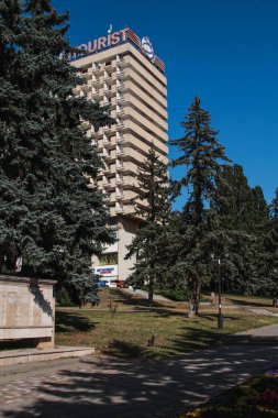 Pyatigorsk, Rusya, 23 Eylül 2020: Merdivenlerden 