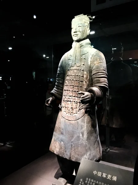 China Agosto 2018 Museu Mausoléu Imperador Qinshihuandi Com Exército Terracota — Fotografia de Stock