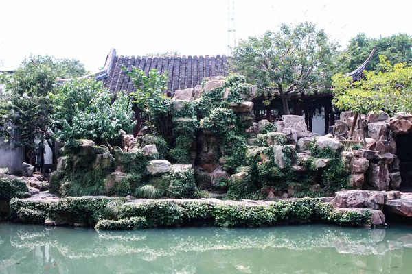 Suzhou Chine Août 2018 Belles Vues Dans Jardin Des Pêcheurs — Photo