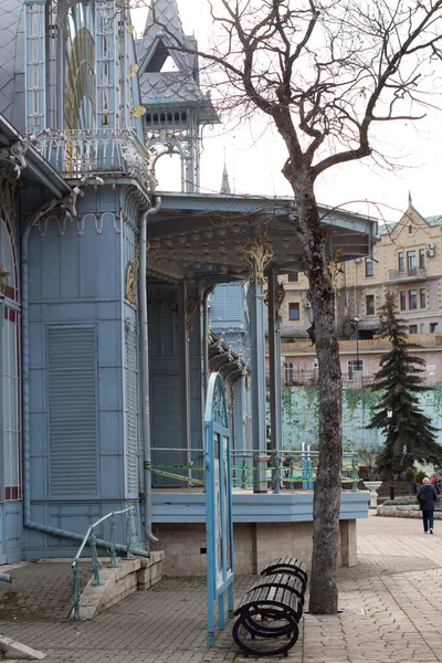 Фасад Лермонтовской Галереи Парке Цветочный Сад — стоковое фото