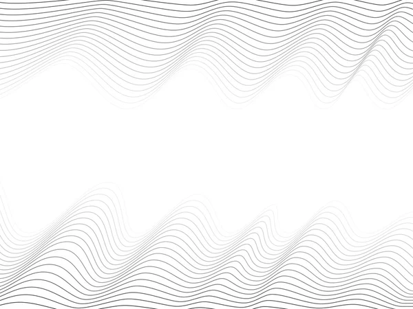Astratto sfondo ondulato con strisce ondulate — Vettoriale Stock