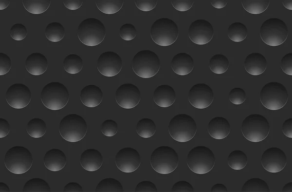 Naadloze abstracte textuur achtergrond met ronde gaatjes — Stockvector
