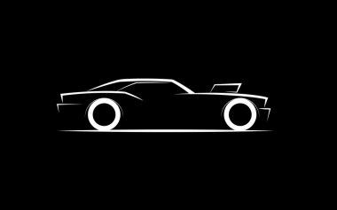 Basit güçlü araba bir supercharger ile