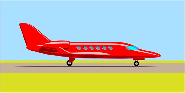 Private jet — Stock Vector