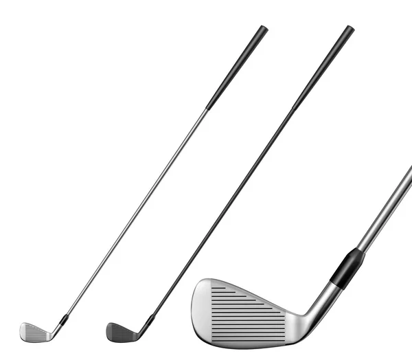 Golf club illustration - skapad med gradient mesh — Stock vektor