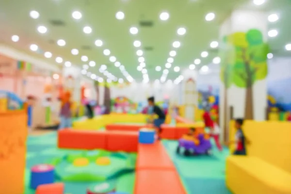 Blur Image Indoor Playground Kids — Stock Photo, Image