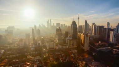 Kuala Lumpur kentinin 4K Zaman Çizelgesi