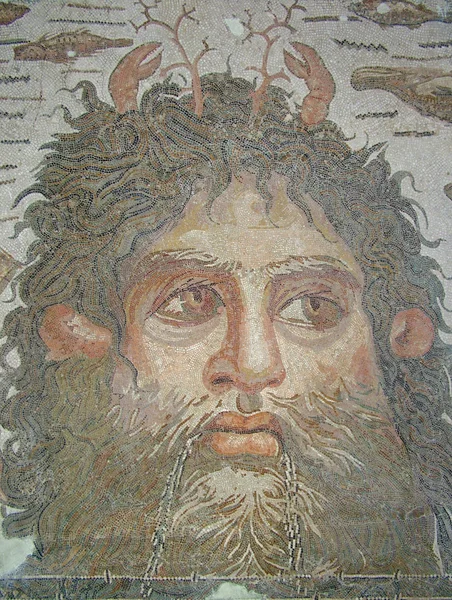 Starověké římské mozaiky — Stock fotografie
