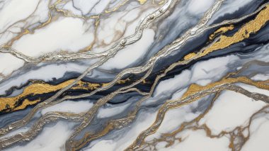 Altın mermer desenli arka plan. Mermer etkisi ve tasarımı olan lüks illüstrasyon.