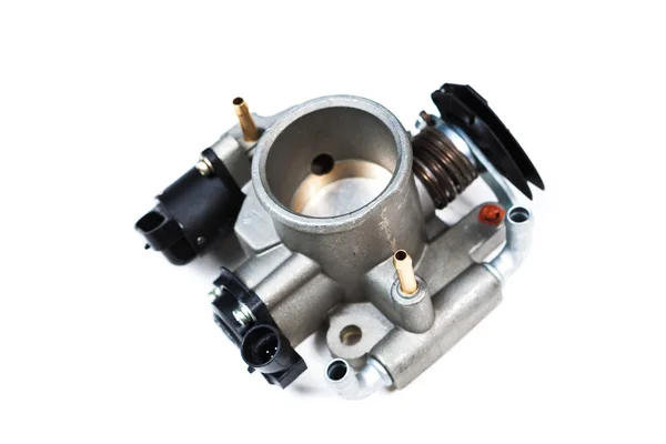 Beyaz arka plan üzerinde izole otomotiv gaz