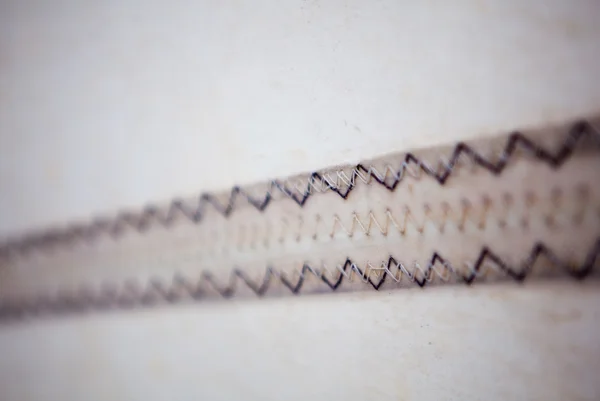 Stitching thread sail closeup — Stock Photo, Image