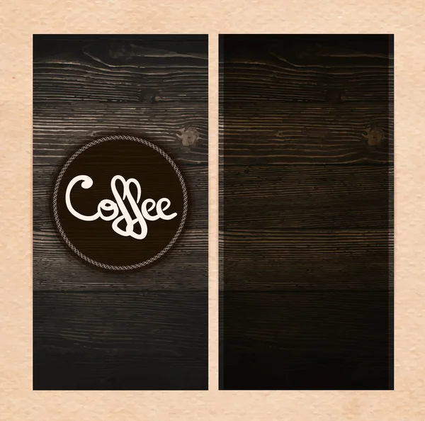 Restaurang kaffe meny design — Stock vektor