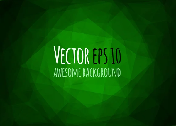 Bright green modern geometric background — Stock Vector
